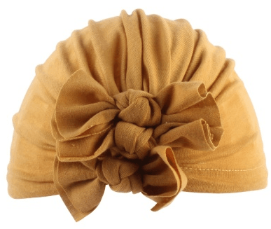 Pleated bowknot baby hat - melvincucci
