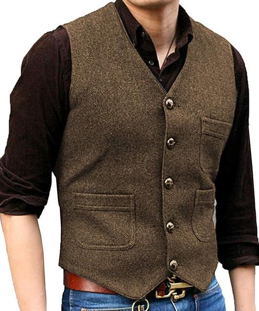 Roupa De Homens Tweed Jaqueta Steampunk Marrom Preta Estilo - melvincucci