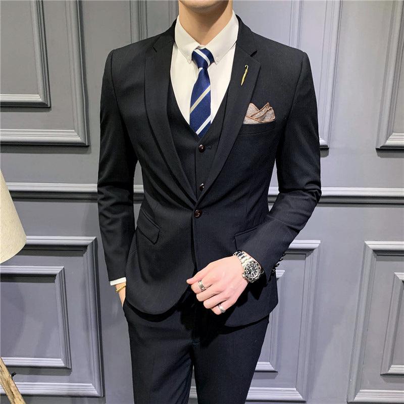 Slim Handsome Groomsmen Group Groom Wedding Dress England - melvincucci