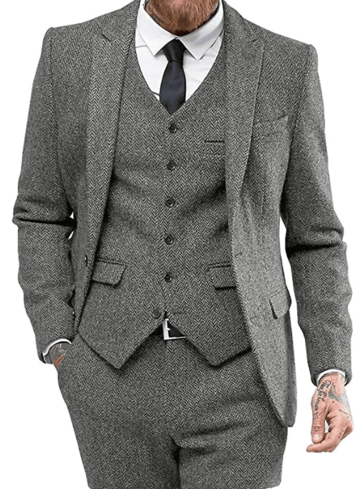 Men's suit three-piece suit suit - melvincucci