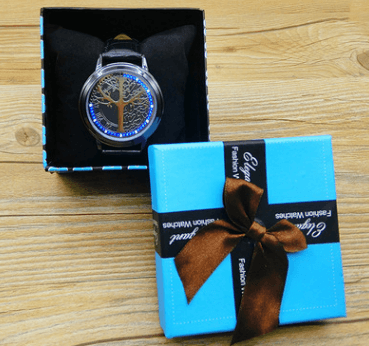Creative concept, personality, tide brand, intelligent circular true belt, simple waterproof LED watch tide men and women lovers table - melvincucci