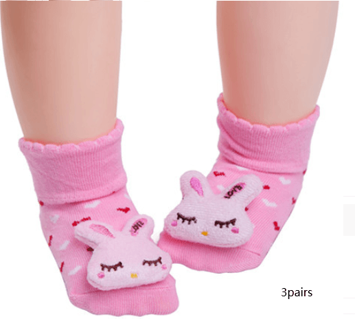 Cute Baby Animal Doll Baby Three-dimensional Socks - melvincucci
