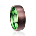Plated Green Tungsten Carbide Ring - melvincucci