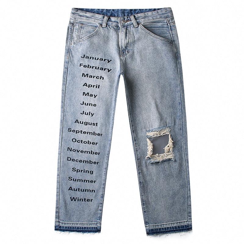 Ripped denim trousers - melvincucci