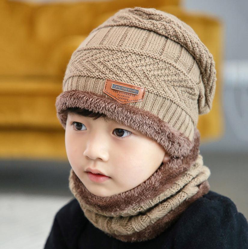 Warm knitted hat children's cap - melvincucci