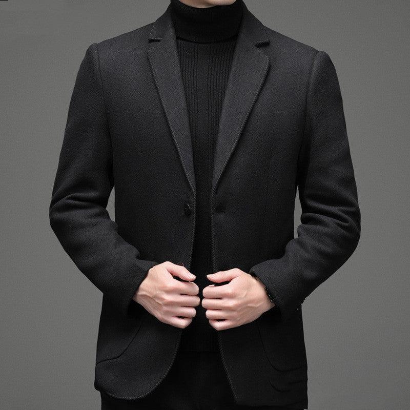 Young And Middle-aged Casual Woolen Coat Men - melvincucci