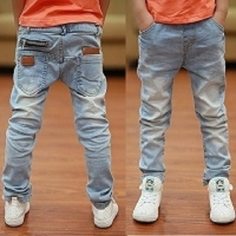 Light Denim Trousers - melvincucci