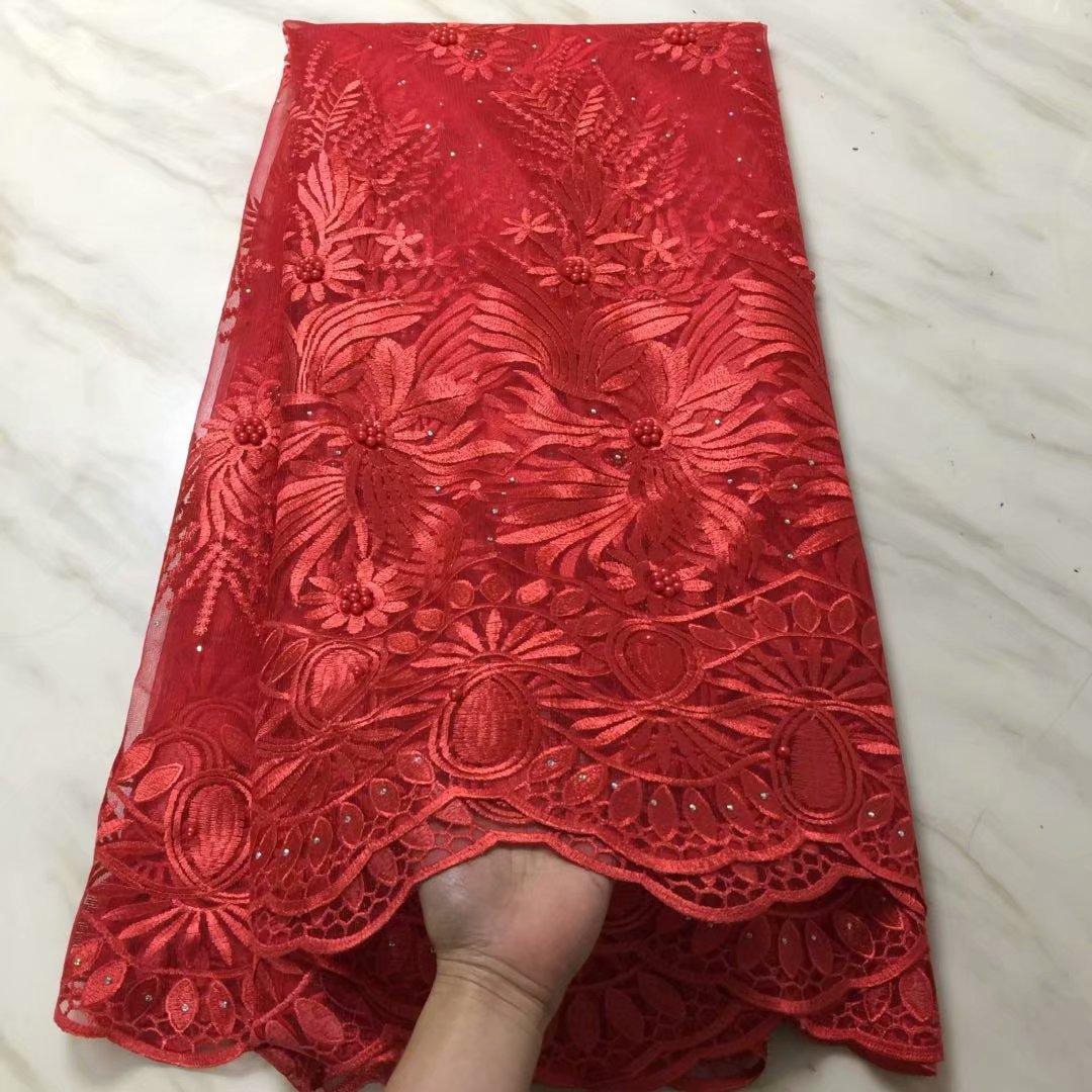 New African Lace Fabric Embroidered Fabric - melvincucci