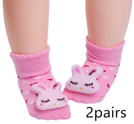 Cute Baby Animal Doll Baby Three-dimensional Socks - melvincucci