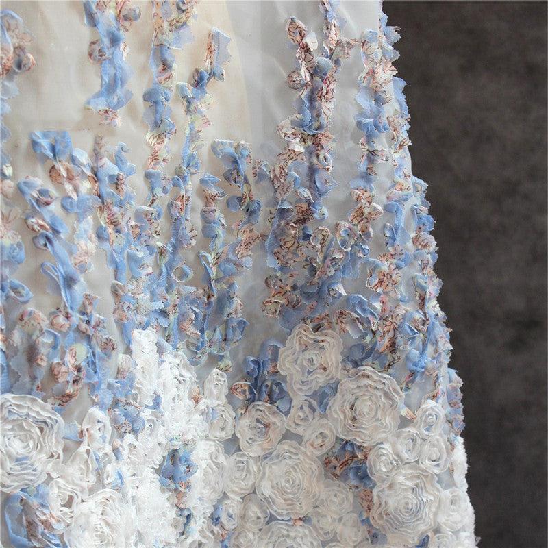 Mesh Embroidery Wedding Background Is Better Than Water Soluble Lace Fabric - melvincucci