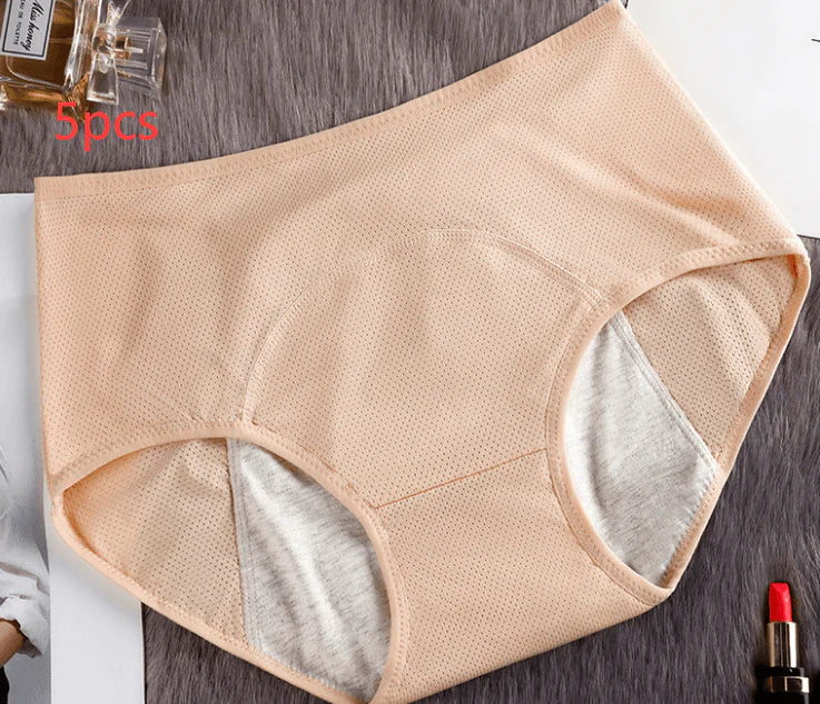 5PCS Menstrual Underwear Women Leak Proof Panties - melvincucci