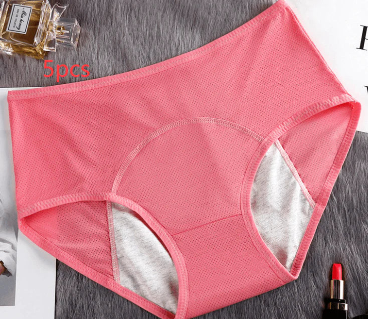 5PCS Menstrual Underwear Women Leak Proof Panties - melvincucci