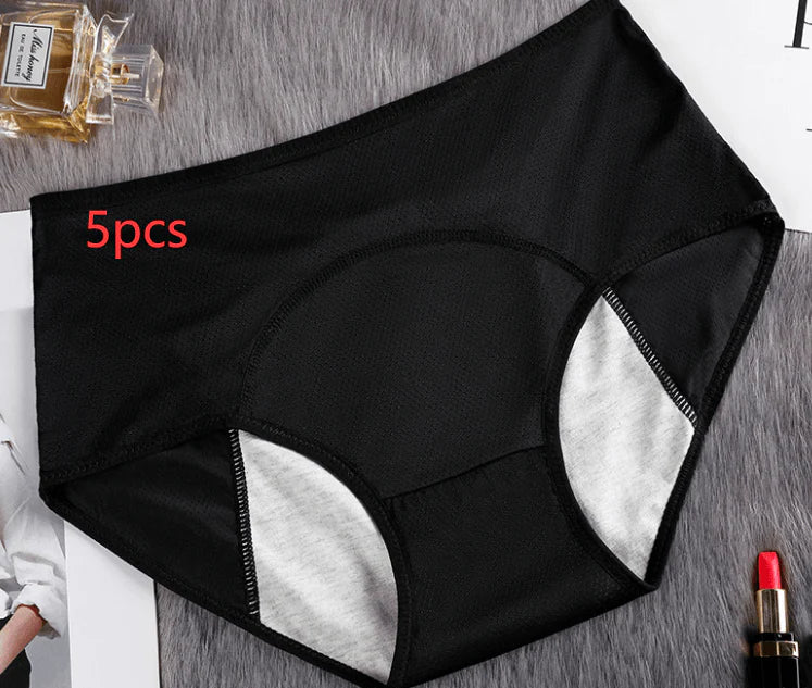 5PCS Menstrual Underwear Women Leak Proof Panties - melvincucci