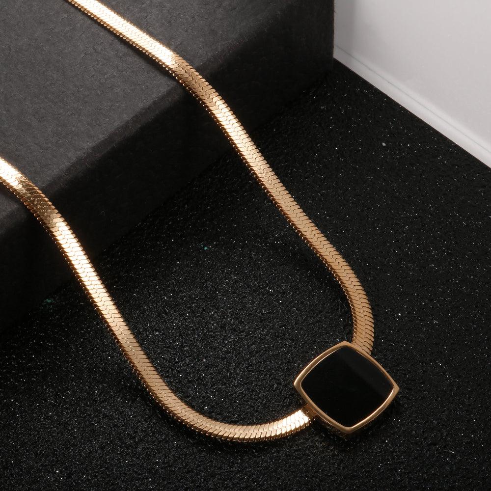 Gold-plated Stainless Steel Necklace Fashion - melvincucci