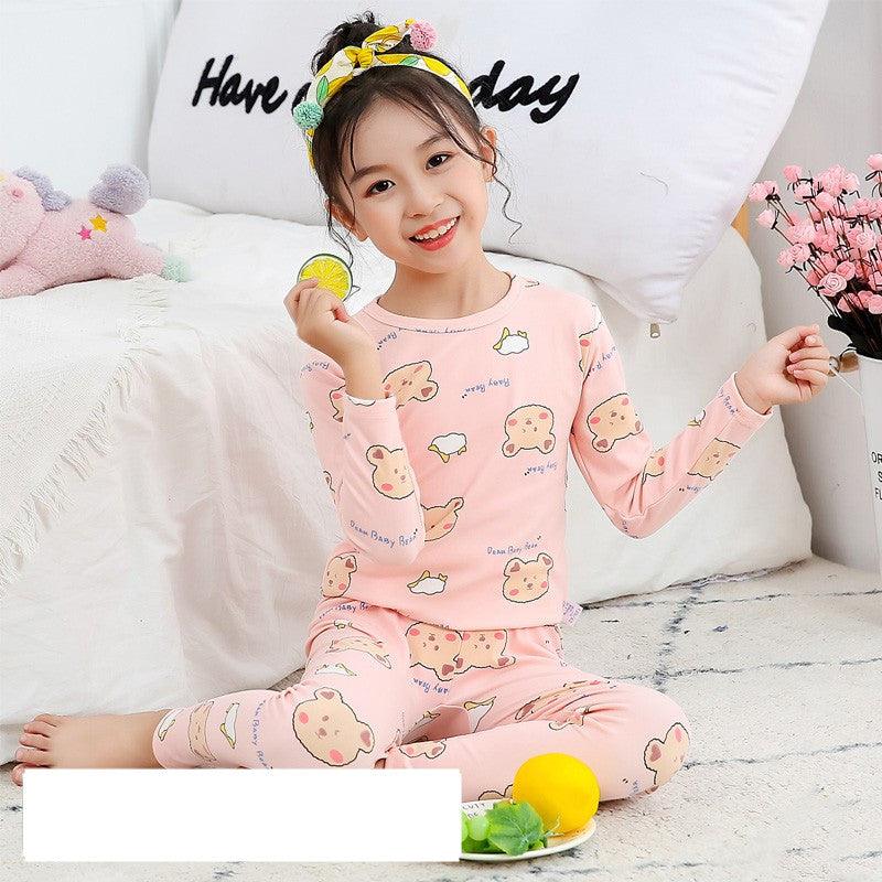Fashion Children's Cartoon Print Thermal Underwear Set - melvincucci