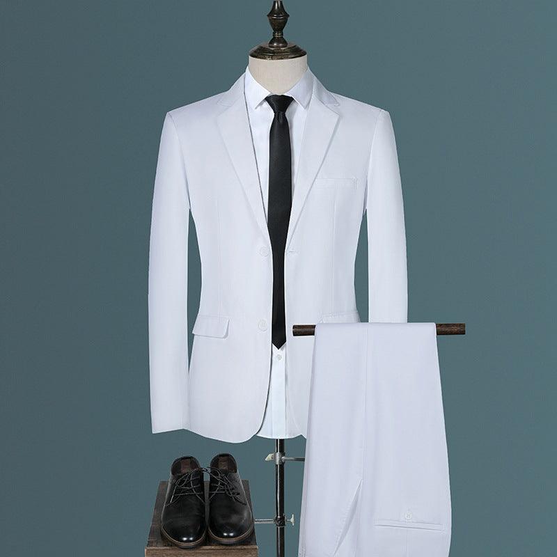 Men's Three Piece Korean Style Slim Casual Suit - melvincucci