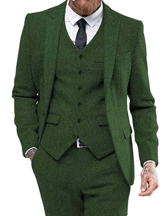 Men's suit three-piece suit suit - melvincucci