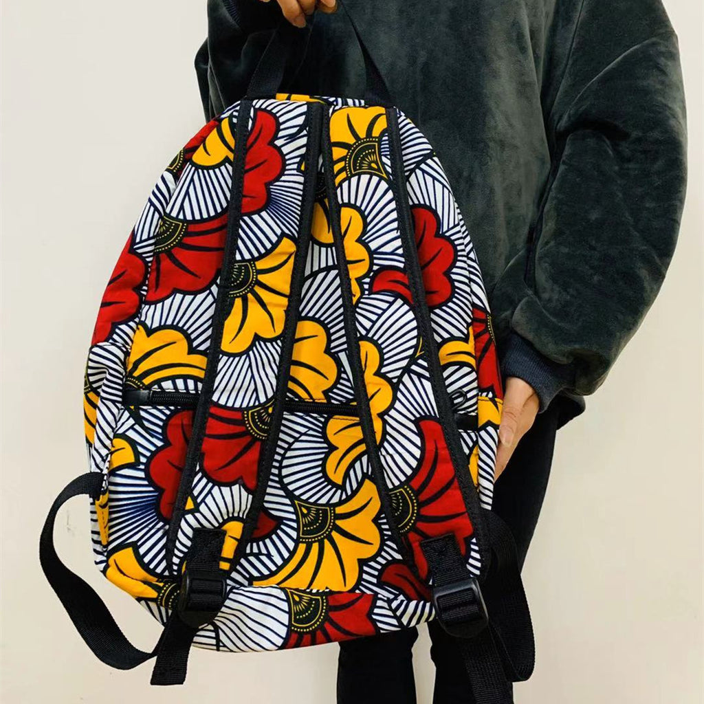 African Wax Cloth Bag Fashion African Backpack African Jewelry