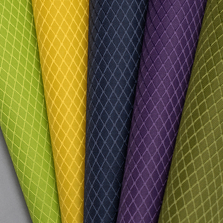 Polyester Tie Dye Diamond Lattice Oxford Fabric Tent Shoe Material