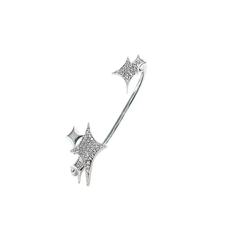 Bright Cross Heart Super Fairy Ear Clip - melvincucci