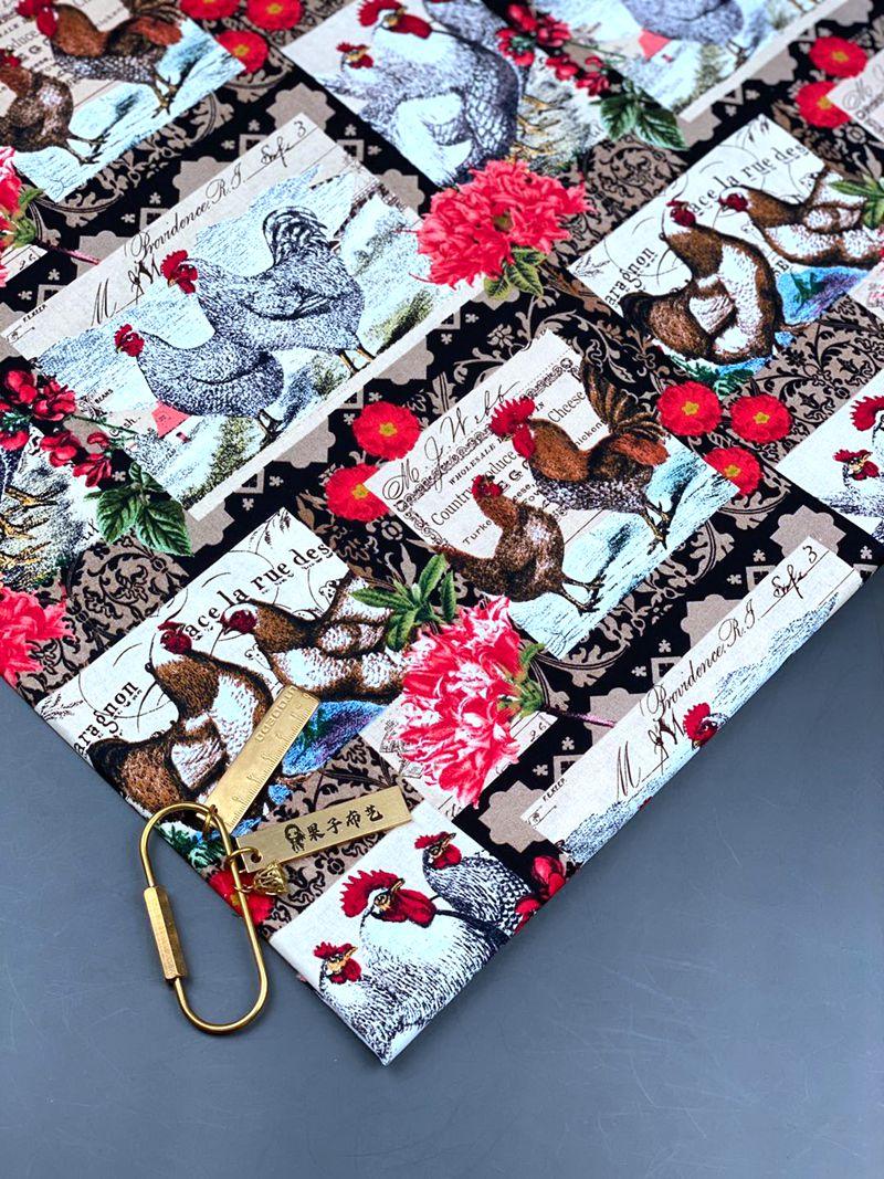Pure Cotton DIY Printed Cotton Patchwork Bag Fabric - melvincucci