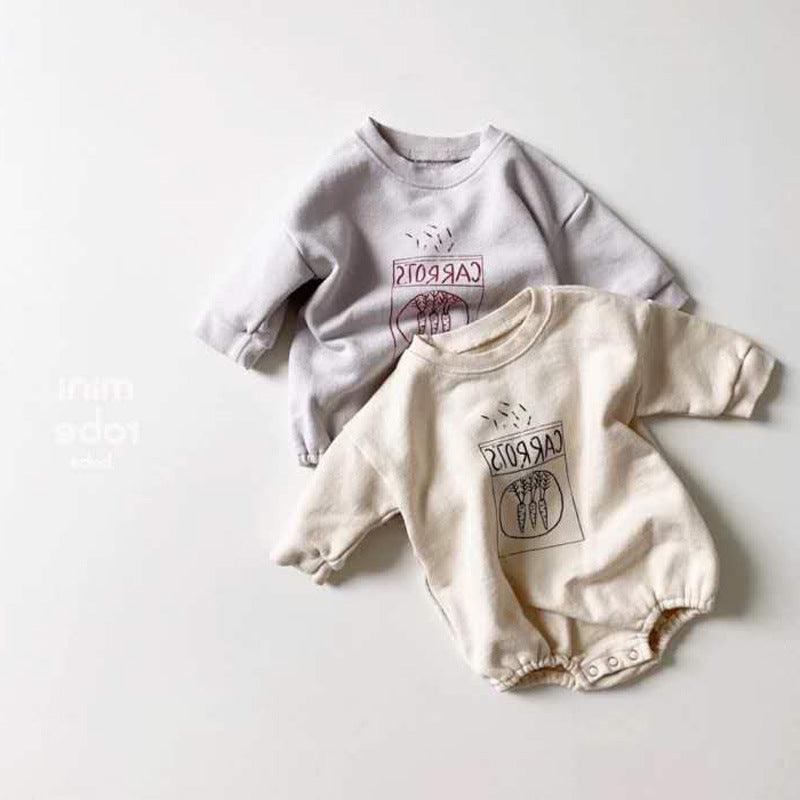 Baby Soft And Comfortable Skin-friendly Printed Romper - melvincucci