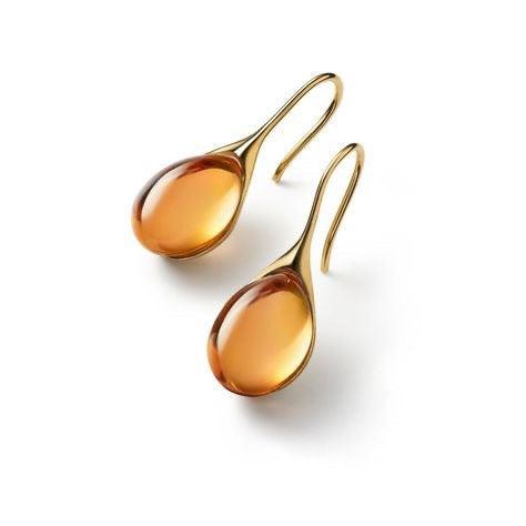 Four Color Inlaid Opal Earrings European And American Ladies Fashion Earrings - melvincucci