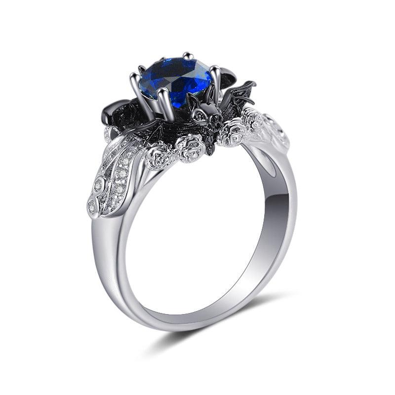 Bat Color Separation Ring European And American Plating - melvincucci