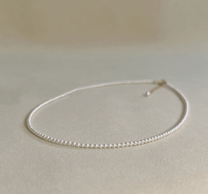 Simple Necklace Freshwater Irregular Pearl Women - melvincucci