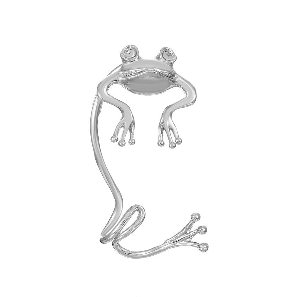 Fashion Metal Frog Without Hole Ear Clip - melvincucci