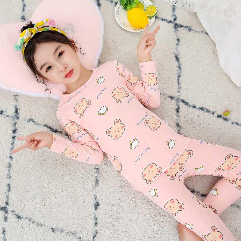 Fashion Children's Cartoon Print Thermal Underwear Set - melvincucci