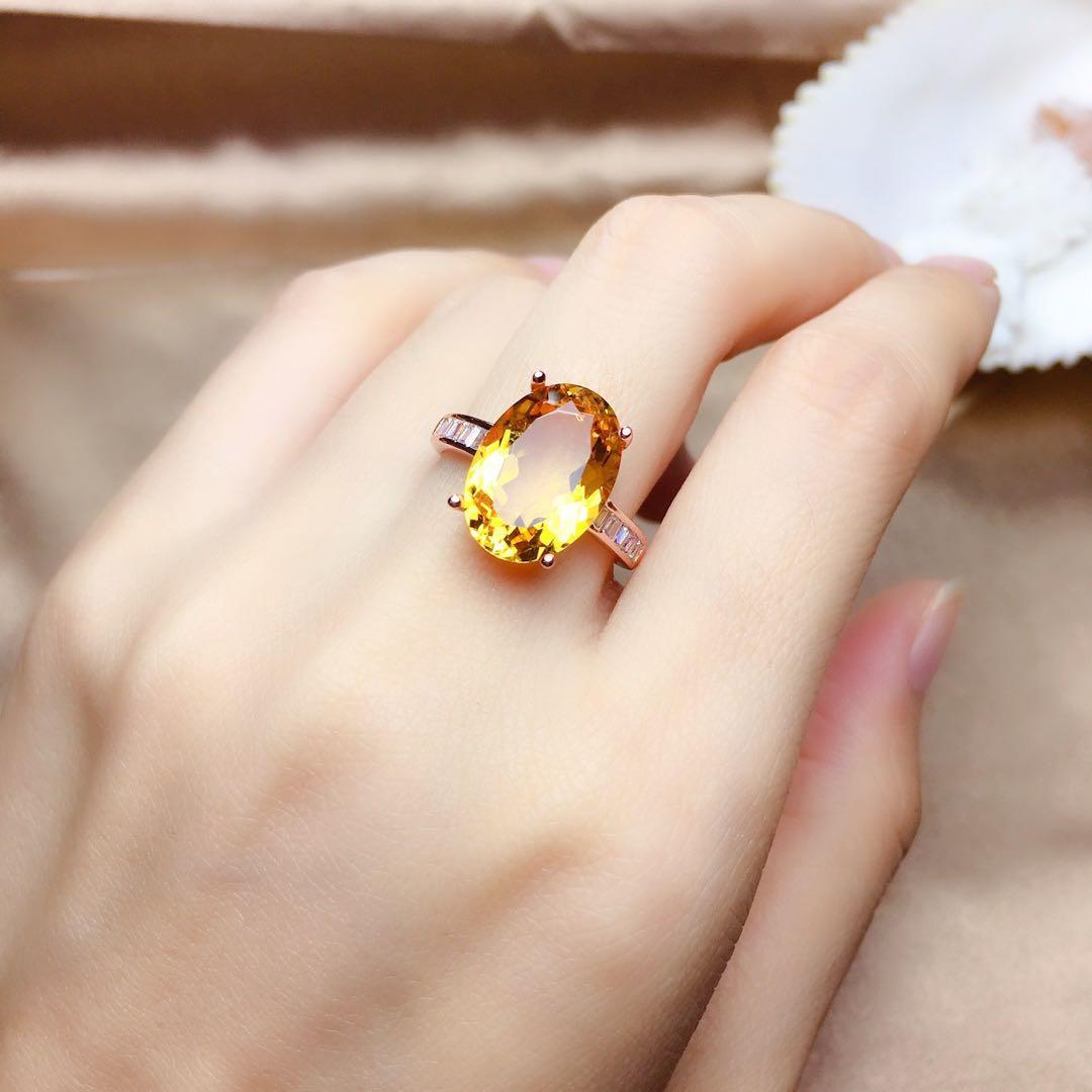 Citrine Suit Female Crystal Clean Sparkle - melvincucci