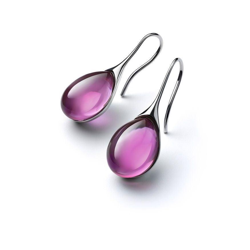 Four Color Inlaid Opal Earrings European And American Ladies Fashion Earrings - melvincucci