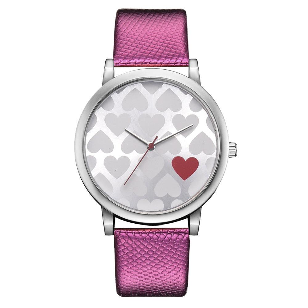 PU leather alloy bracelet watch - melvincucci