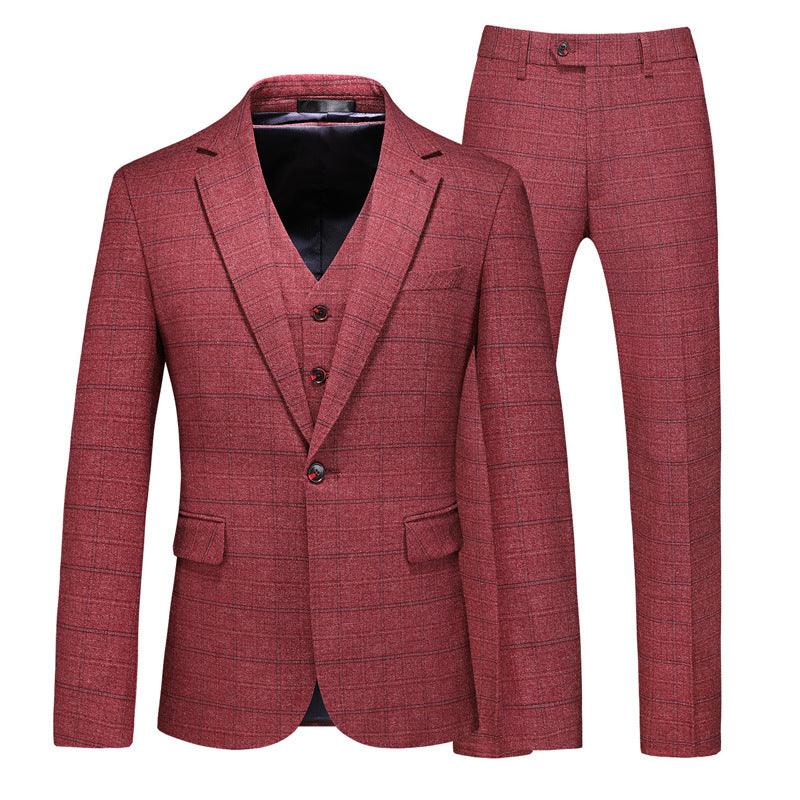 Three-piece Suit For The Groom's Wedding Dress - melvincucci