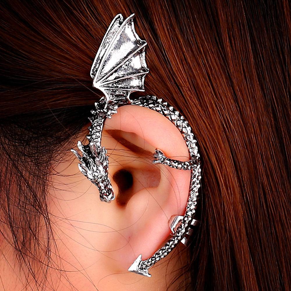 Creative Personality Flying Dragon Ear Clip - melvincucci