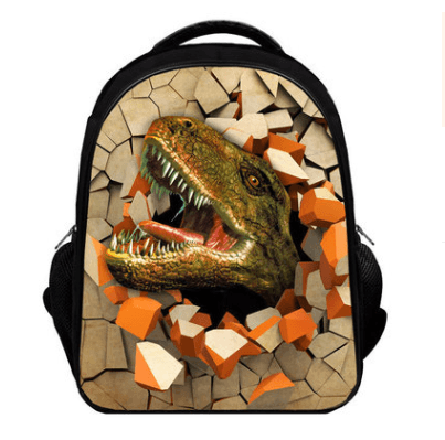 Dinosaur Children's Schoolbags Shoulder 3D Kindergarten Taipan Backpack Pupils 1-6 Years Boys 2-12 Years Ultralight - melvincucci