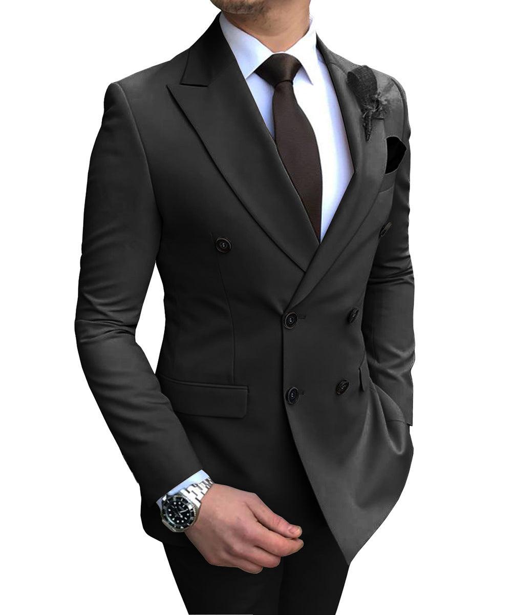 Suit Suit Men's Two-piece Groomsmen Costume Wedding - melvincucci