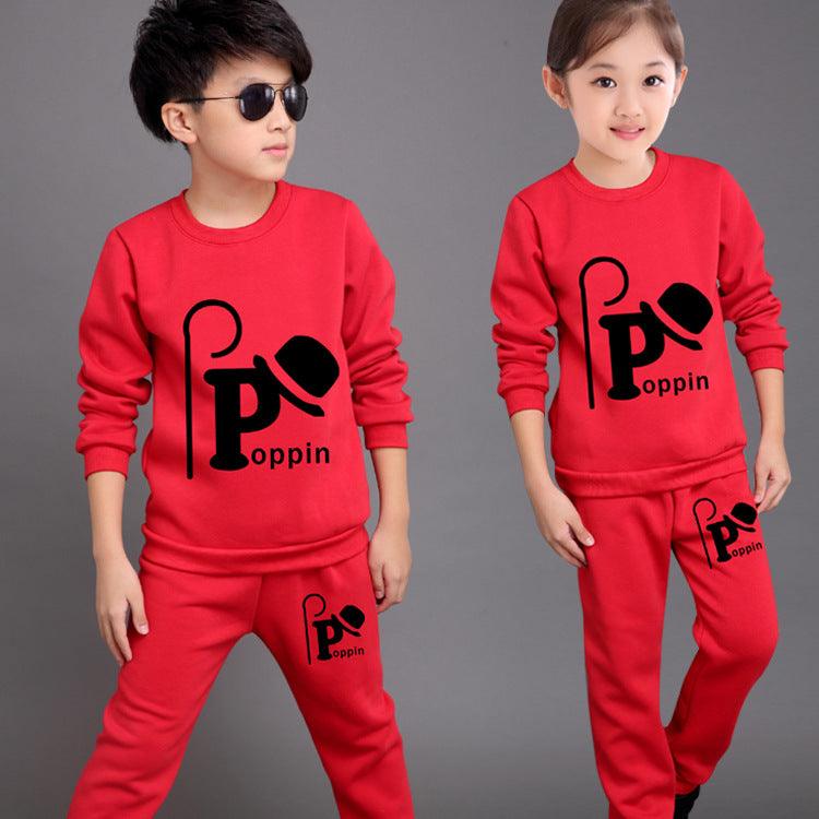 Children's clothing 2021 autumn clothing new children suit for boys and girls clothing spring and autumn suit Korean version two pieces of sports suit - melvincucci