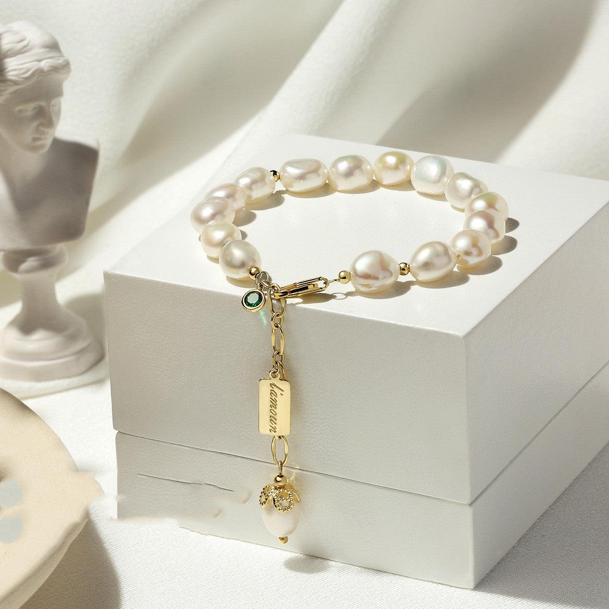 Natural pearl bracelet - melvincucci