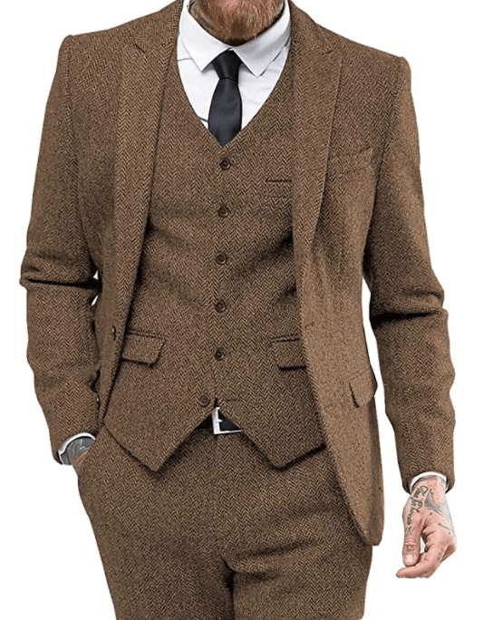Men's suit three-piece suit suit - melvincucci