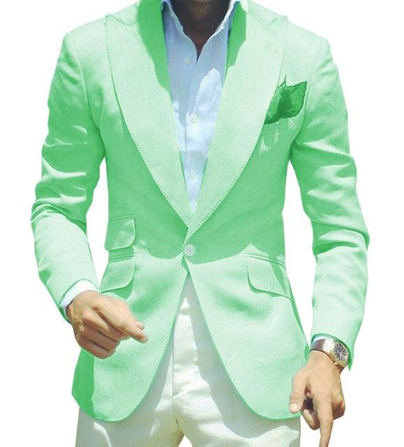Men's Pure Color Suit Jacket Simple Temperament - melvincucci