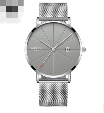Nibosi cross border e-commerce, European and American men and women fashion trend micro business watch lovers net with leisure quartz watch - melvincucci
