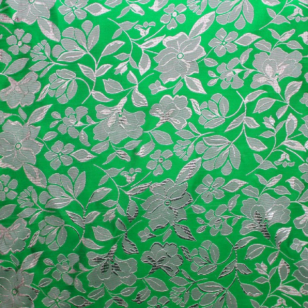 Jacquard Fabric Weaving Gold And Silver