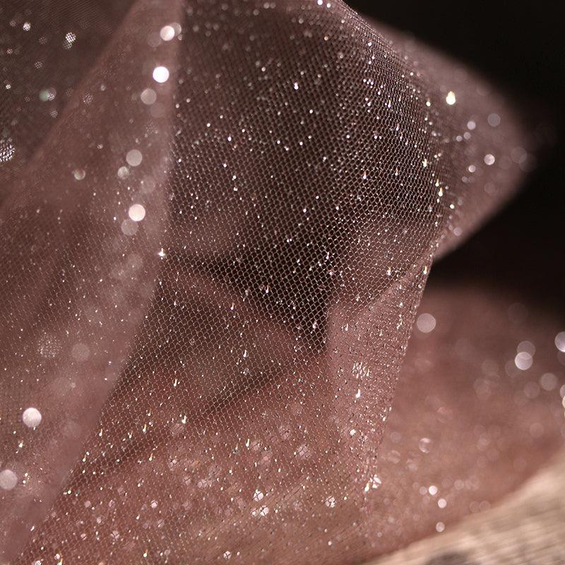 Glitter Mesh Background Cloth Dress Hanfu Fabric - melvincucci