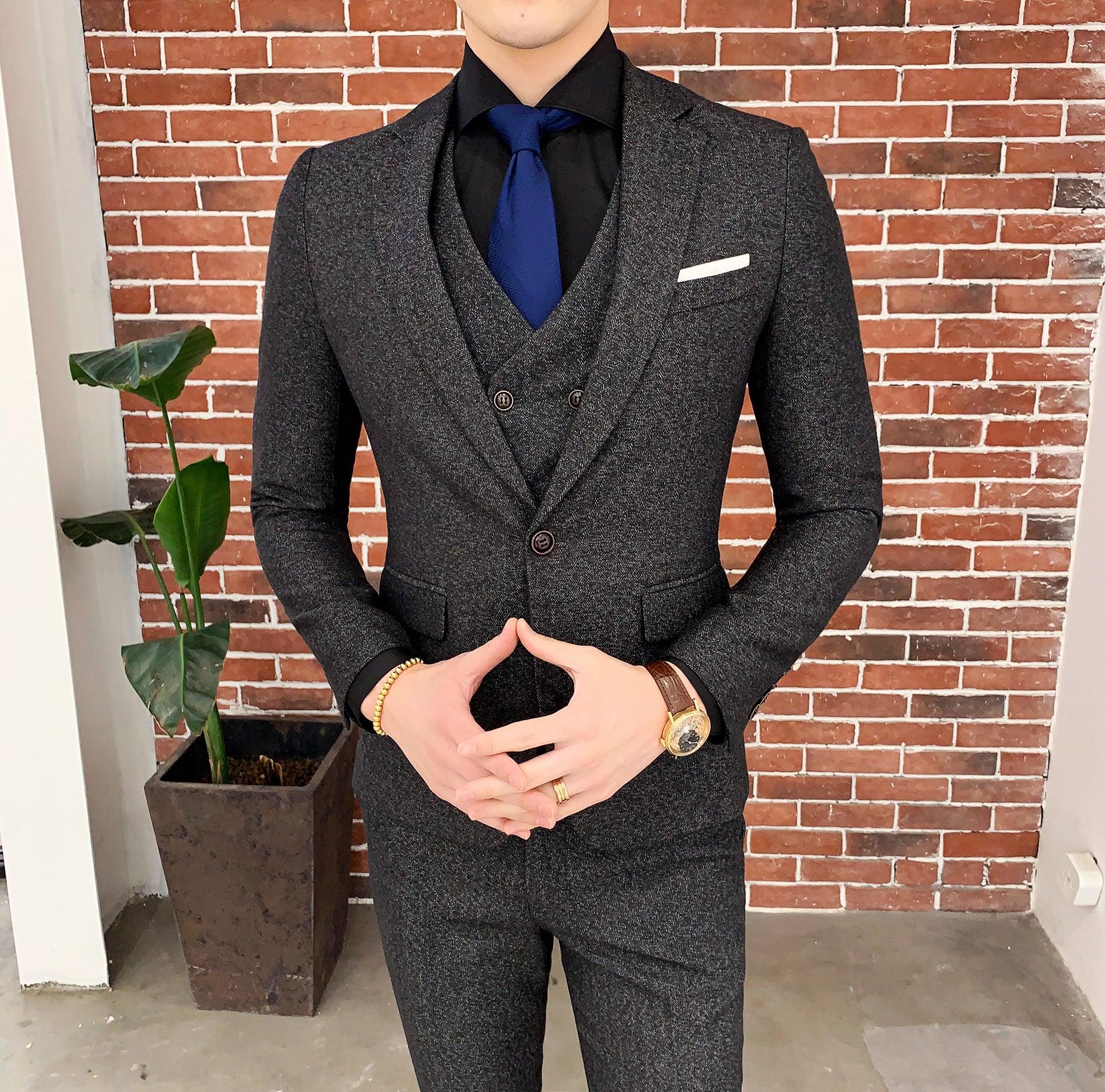 Three-piece suit for men - melvincucci
