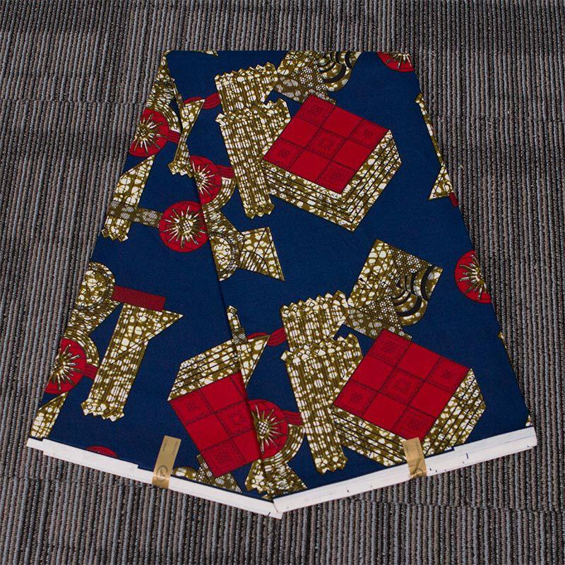 New Style Cotton Printed Batik Fabric African Style Suit Floral Cloth Woven Printed Fabric - melvincucci