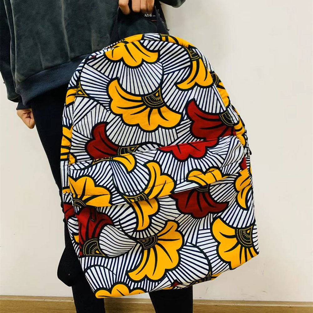 African Wax Cloth Bag Fashion African Backpack African Jewelry