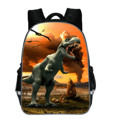 Dinosaur Children's Schoolbags Shoulder 3D Kindergarten Taipan Backpack Pupils 1-6 Years Boys 2-12 Years Ultralight - melvincucci