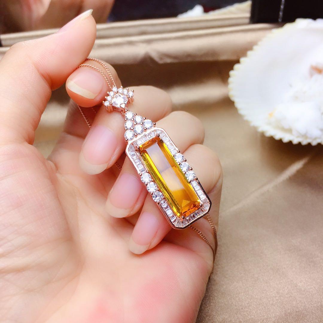 Citrine Suit Female Crystal Clean Sparkle - melvincucci